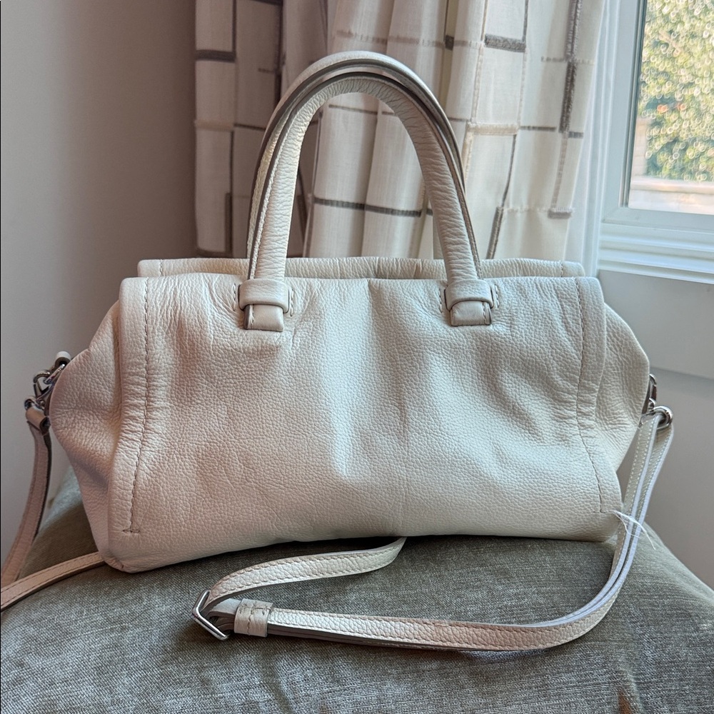 Banana Republic Cream Satchel Bag
